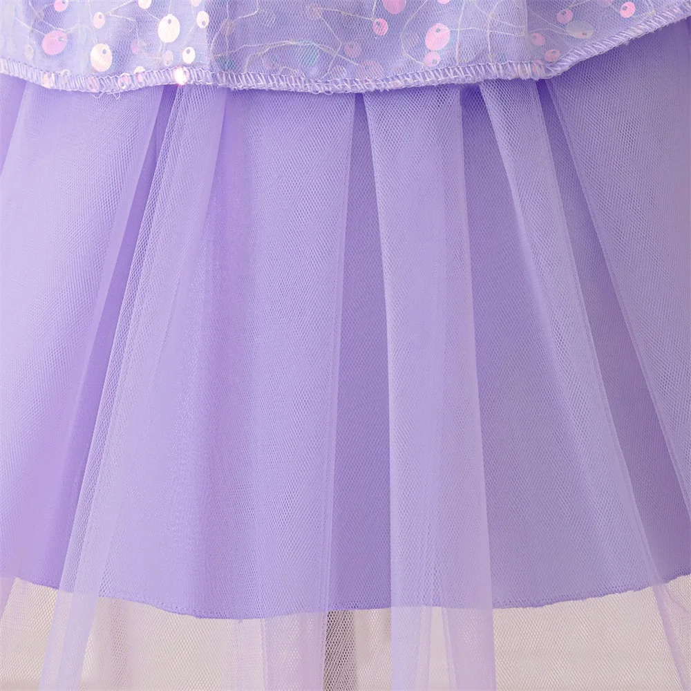Baby Girls Snow White Princess Gown Toddler Frozen Exotic Party Dress Anna Elsa Cosplay Dresses Kids Jasmin Green Costume Wear