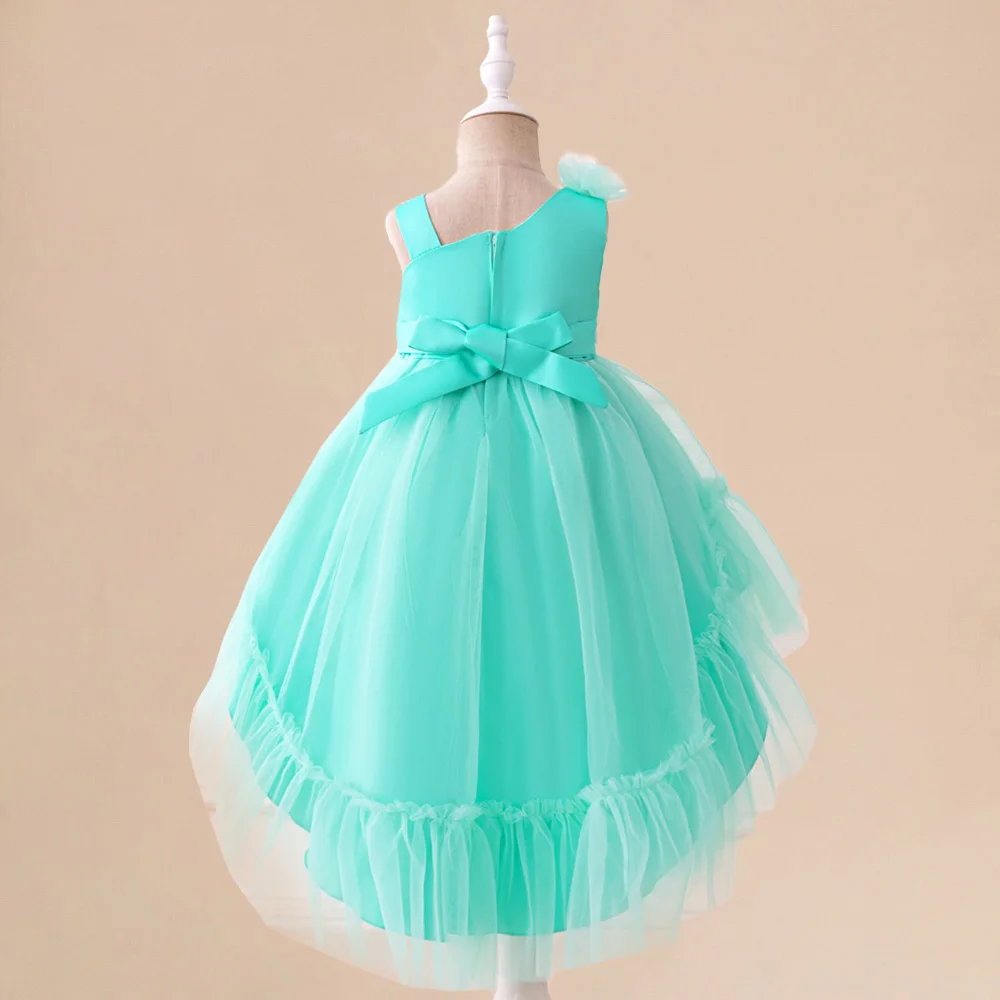 Baby Girls Snow White Princess Gown Toddler Frozen Exotic Party Dress Anna Elsa Cosplay Dresses Kids Jasmin Green Costume Wear