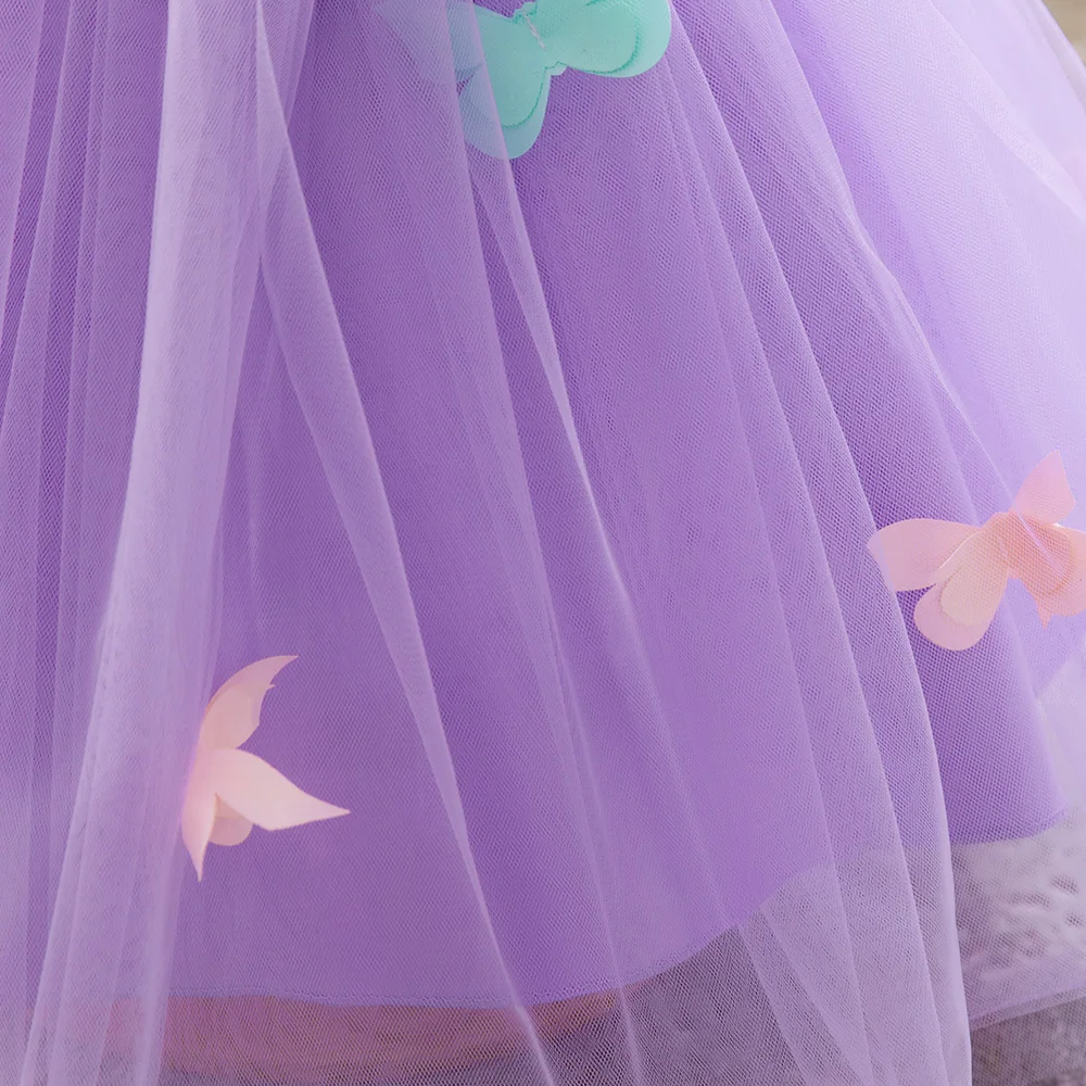 Baby Girls Snow White Princess Gown Toddler Frozen Exotic Party Dress Anna Elsa Cosplay Dresses Kids Jasmin Green Costume Wear