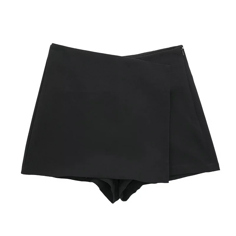 HXAO Shorts Women 2024 Summer Elegant Casual Party Skirt Shorts Ladies Fashion White Khaki Black Short Skirt Pants For Female