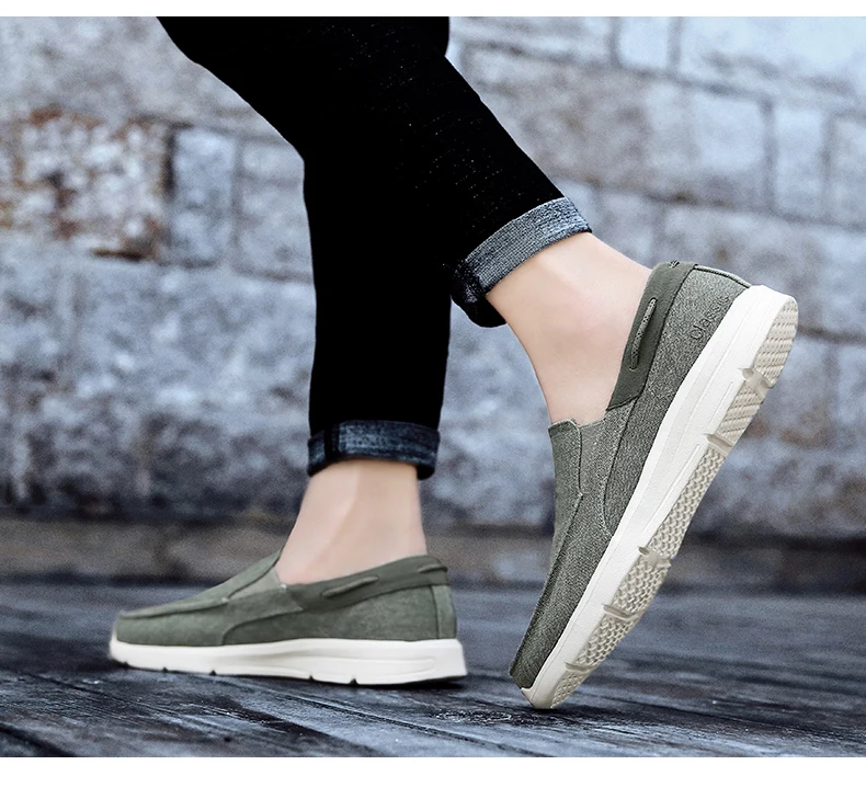Loafers For Men Shoes Autumu New Men Canvas Shoes Classic Leisure Shoes Comfortable Breathable Sneakers For Men Loafers