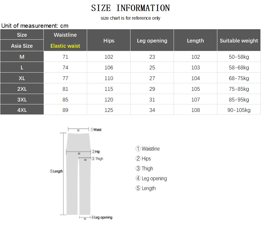 Night Reflective Casual Pants Men's Elastic Waist Fashion Skateboard Trousers Streetwear Hip Hop Harajuku Jogger Sweatpants Male