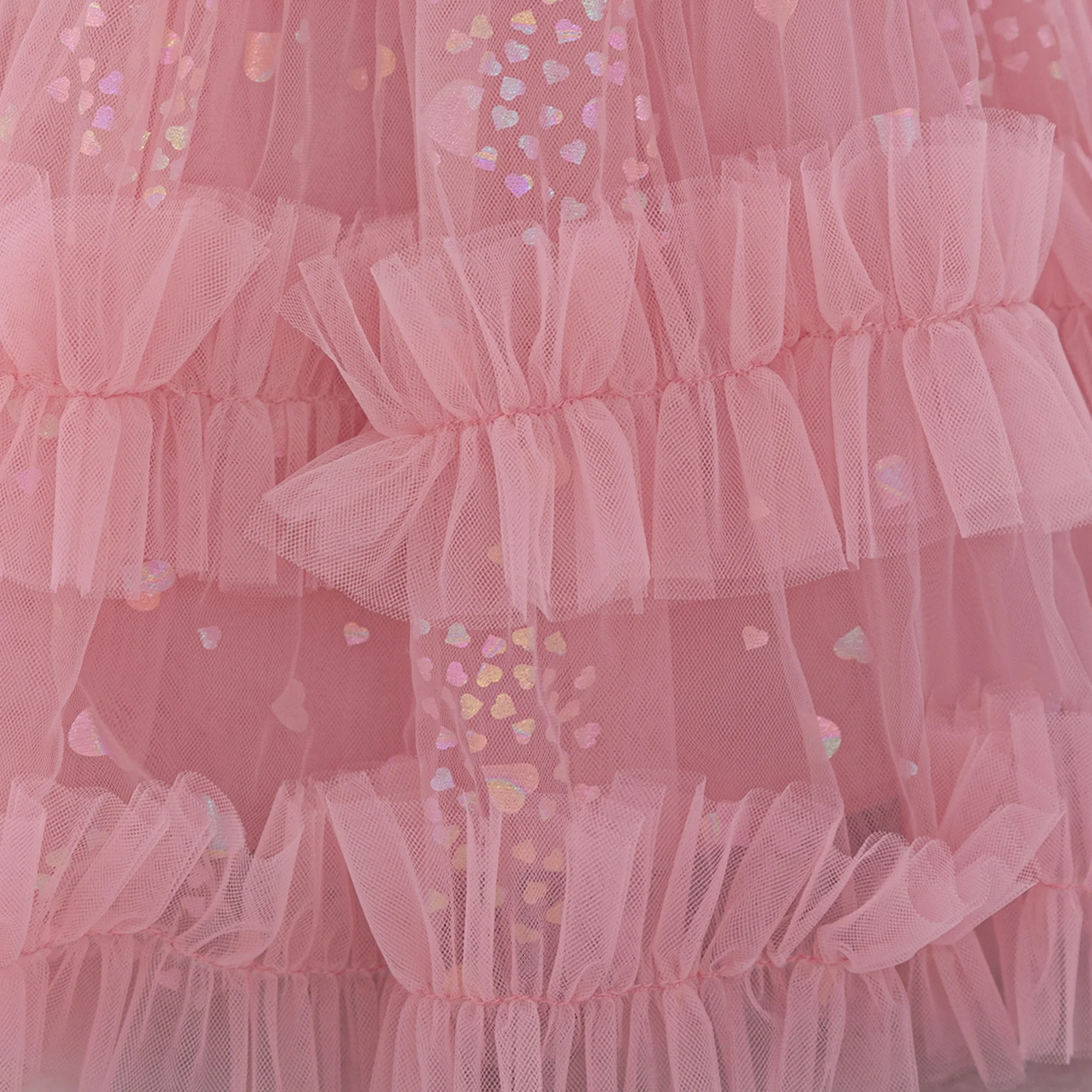 Baby Girls Sequin Bow Birthday Baptism Dress Party Dresses For Toddler Kids Pink Lace Evening Gown Children Fashion Summer Wear