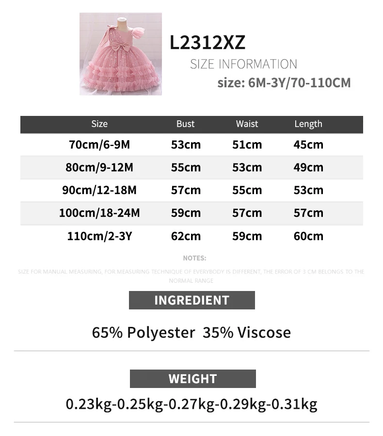 Baby Girls Sequin Bow Birthday Baptism Dress Party Dresses For Toddler Kids Pink Lace Evening Gown Children Fashion Summer Wear