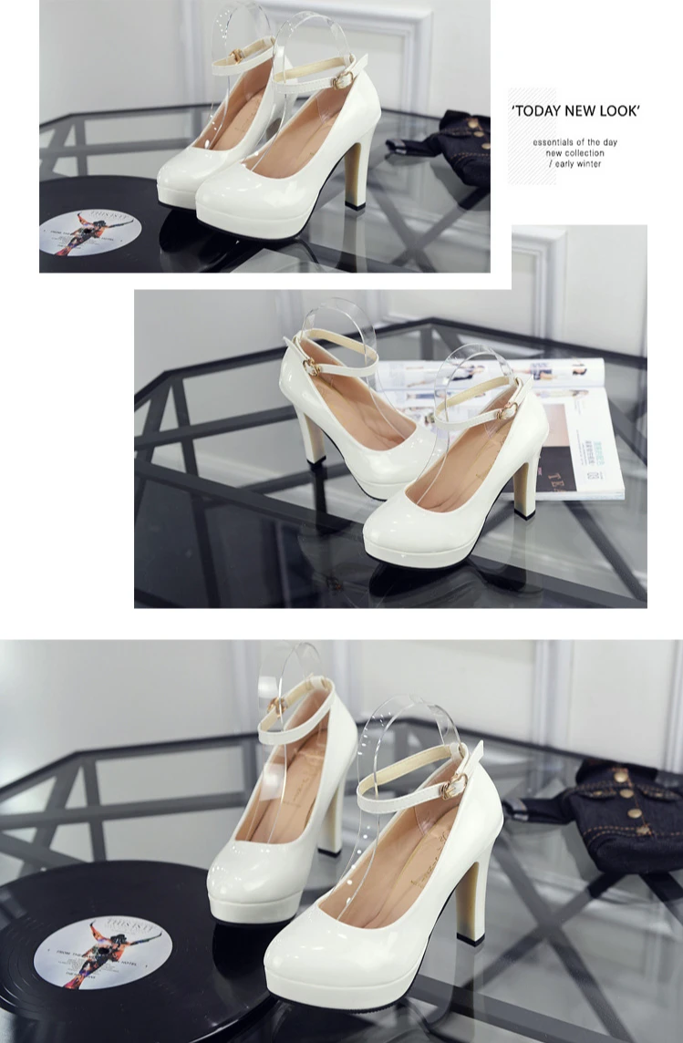 Ladies Spring Autumn New Single Shoes Trendy buckle high heels Sharp pointed women comfort footwear Fashion casual pumps Zapatos