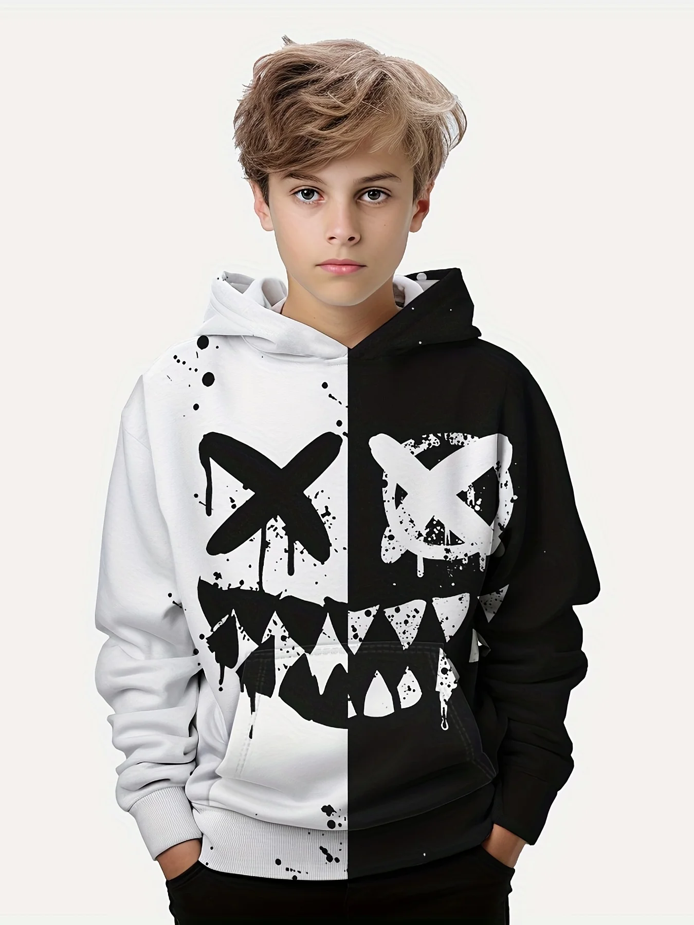 Kids Clothes Hoodies Long Sleeve Children's Sweatshirt Creative Print Casual Girls' Summer Clothes Boy Tops Children's Clothing