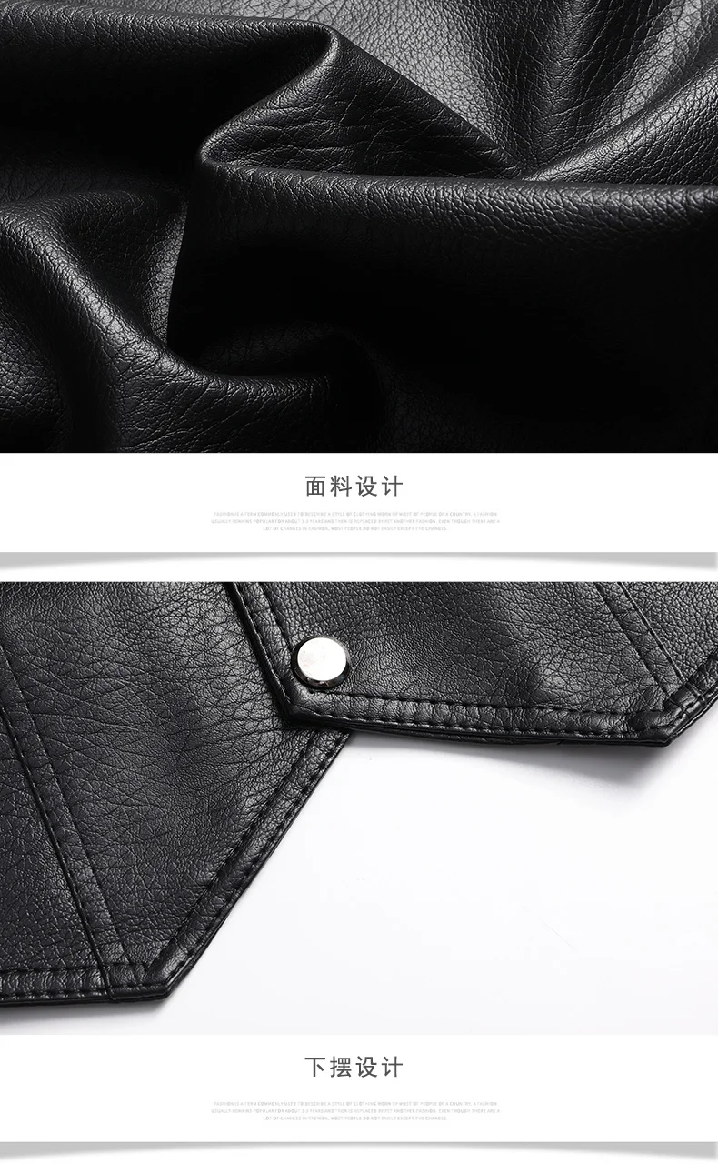 2024 Winter Men Thick Warm Fleece Leather Vest Coat Male V-Neck Single Breasted Vest Casual Male Clothing Outerwear