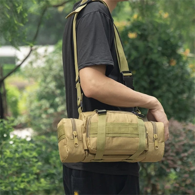 Multifunction 1PC Outdoor Backpack Hunting Waist Pack Waist Bag Camping Hiking Pouch Chest Bag For Men Waterproof Fishing Bag