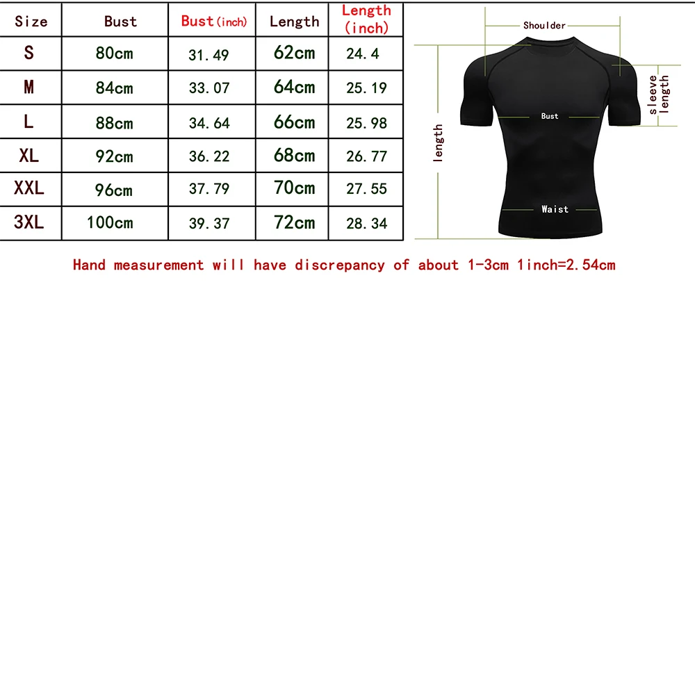 Men's Compression Shirt Anime Print Gym Sport Quick Dry Gym TShirts Fitness Athletic Undershirts Elasticity Tops Tee Summer Male