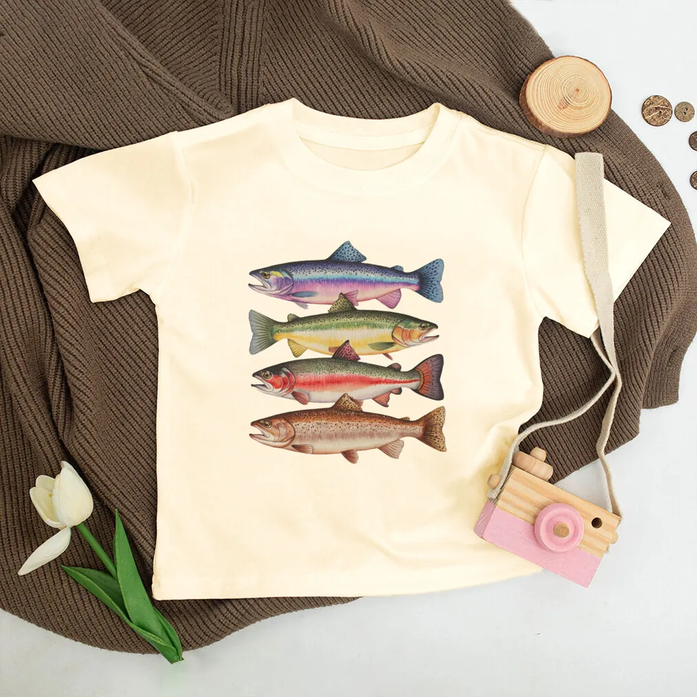 Planet Print Kids Shirts Planet Lover Outfit Toddler & Youth Retro Clothes Space Lover Child T-shirt Child Science School Shirt