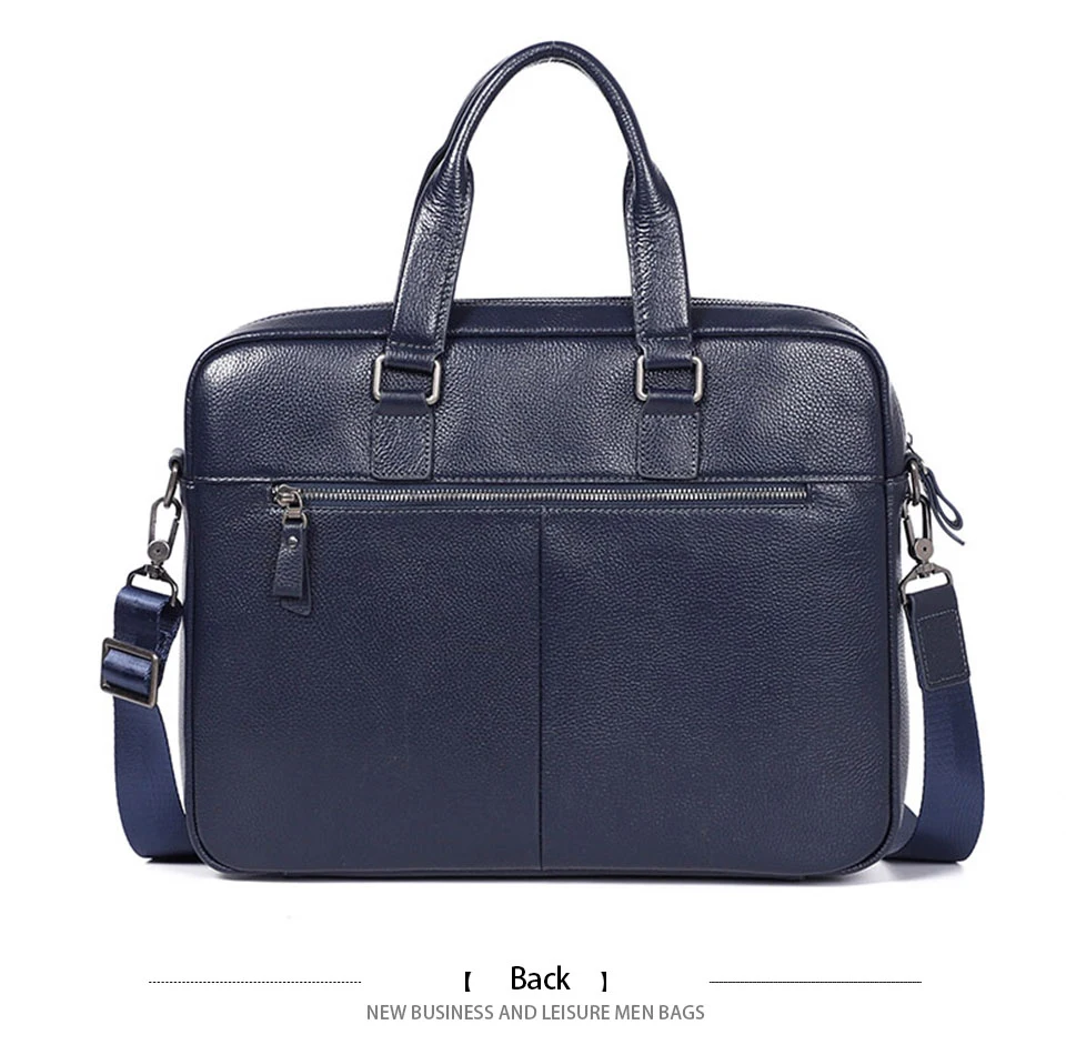 100% Genuine Leather Briefcase Men Bag Business Handbag Male Laptop Shoulder Bags Tote Natural Skin Men Briefcase