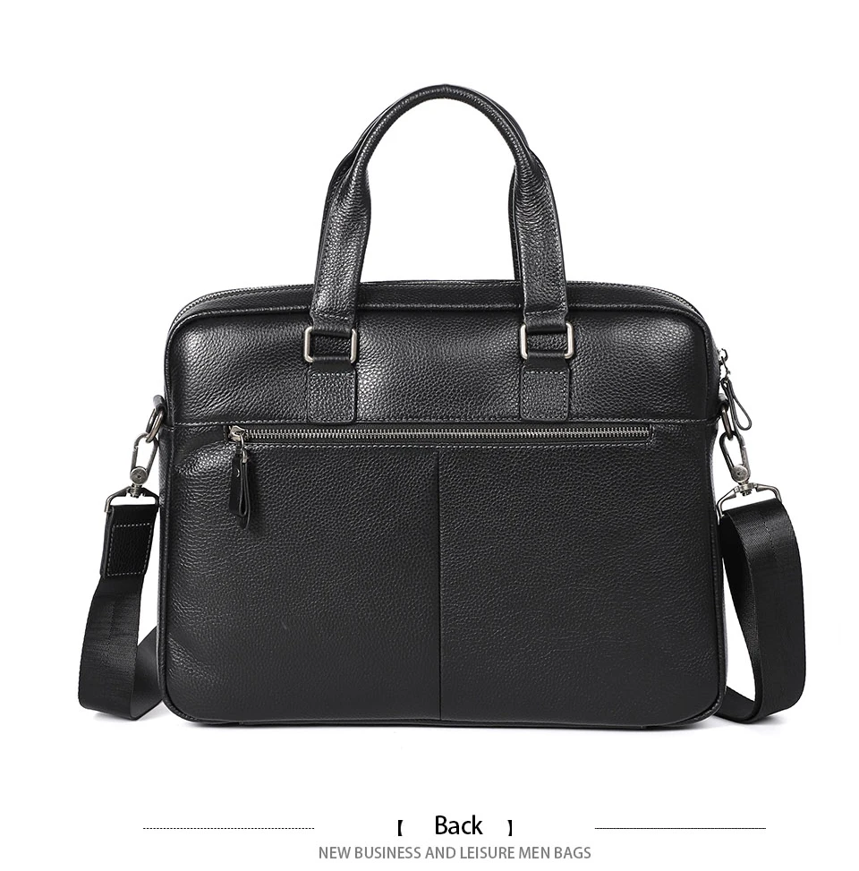 100% Genuine Leather Briefcase Men Bag Business Handbag Male Laptop Shoulder Bags Tote Natural Skin Men Briefcase