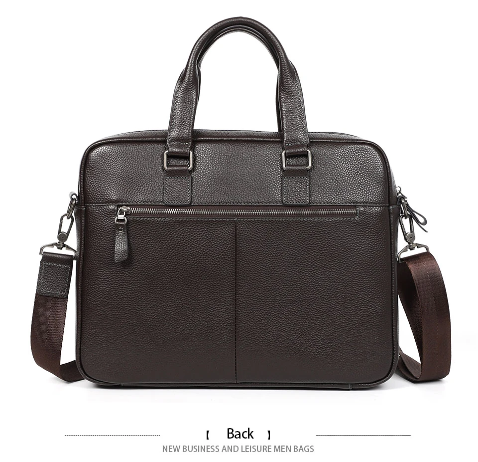 100% Genuine Leather Briefcase Men Bag Business Handbag Male Laptop Shoulder Bags Tote Natural Skin Men Briefcase