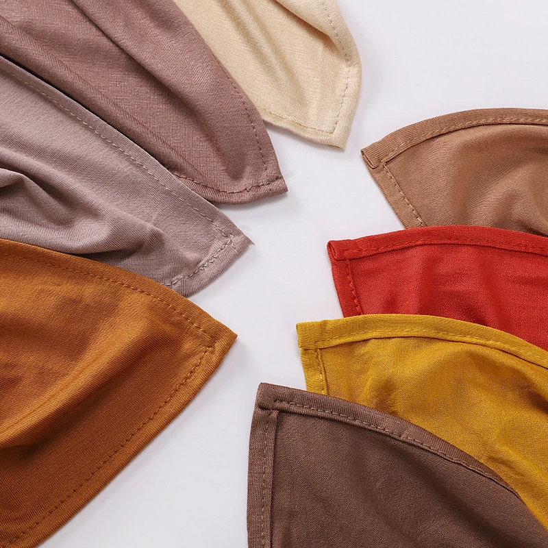 Good Stitch Stretchy Jersey Scarf Jersey Hijab Instant Hijab Plain Muslim Shawls Supplier Turban HeadWraps Foulard Femme