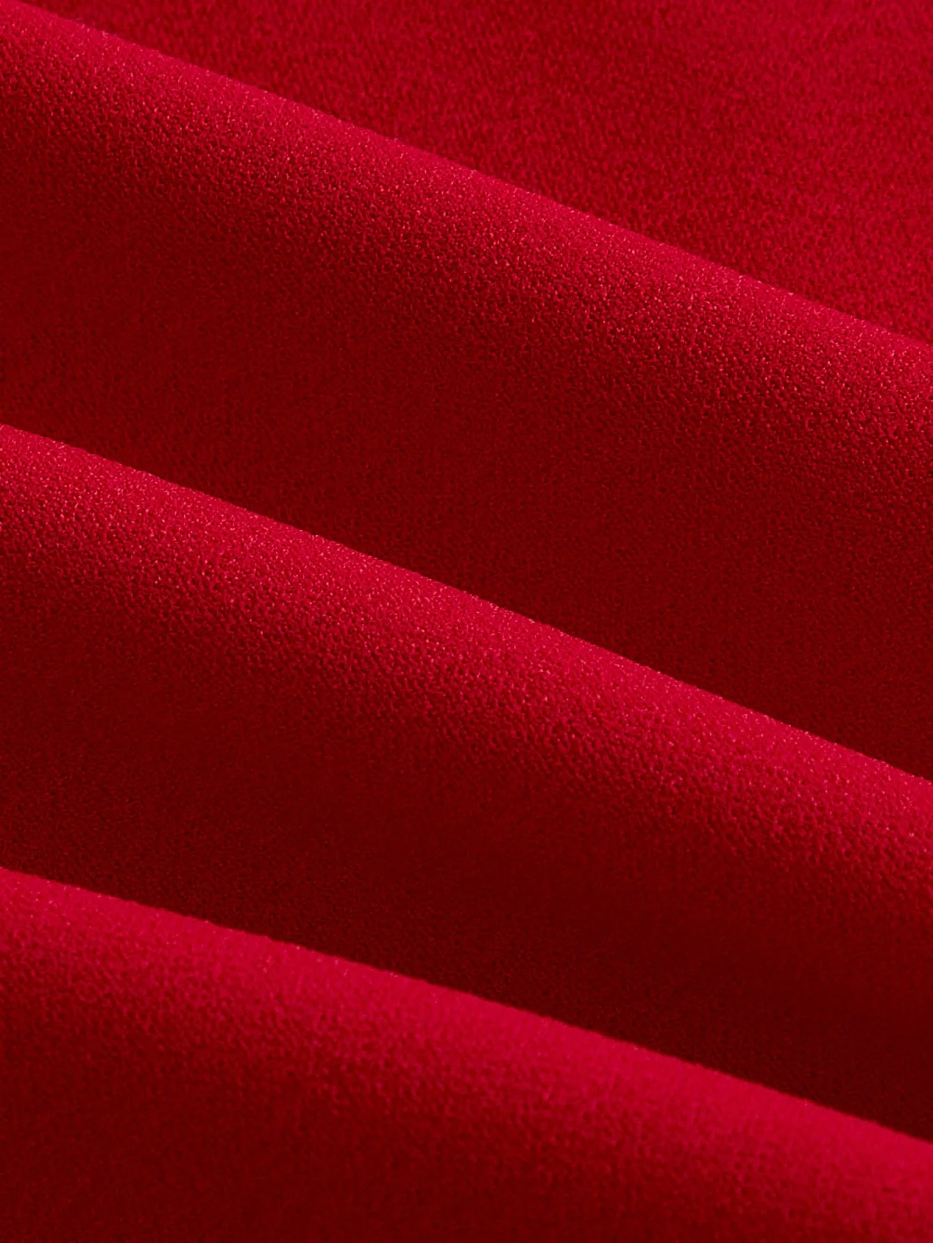 Red Rose Pure Desire Wind Waist Sleeveless Bow Hanging Neck Strap Naked Back Sexy Slimming and Slimming Solid Color Dress