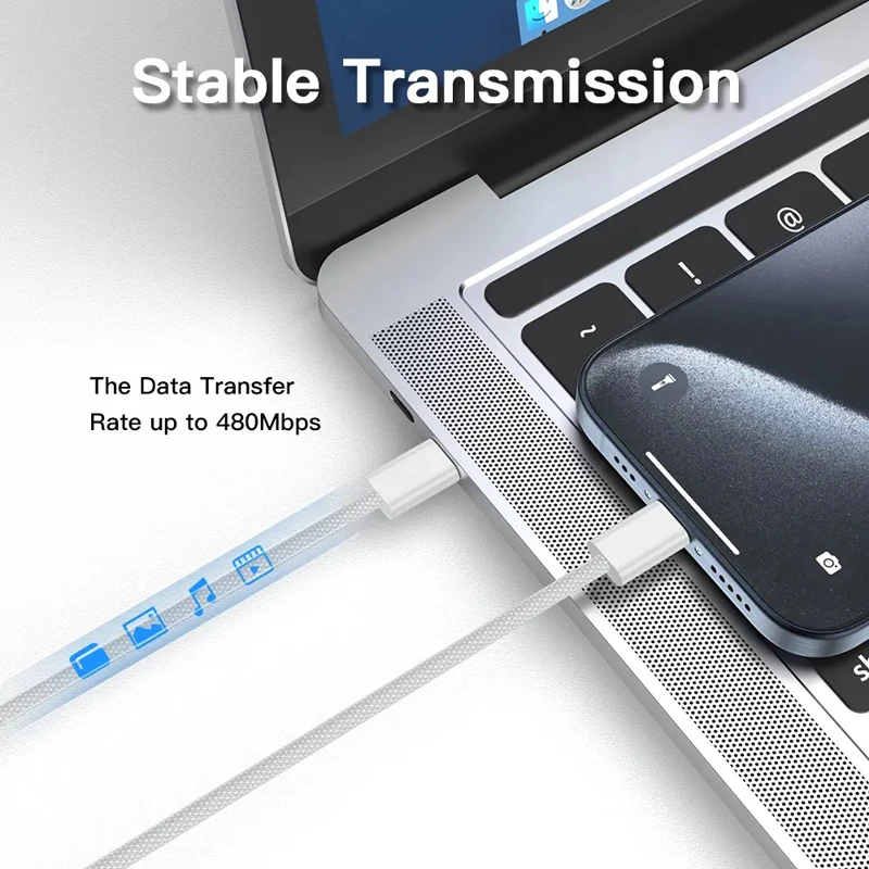 240W USB C To Type C Cable PD3.1 48V 5A Super Fast Charging Cable For iPhone 15 16 iPad Pro Macbook Xiaomi Samsung Huawei Wire
