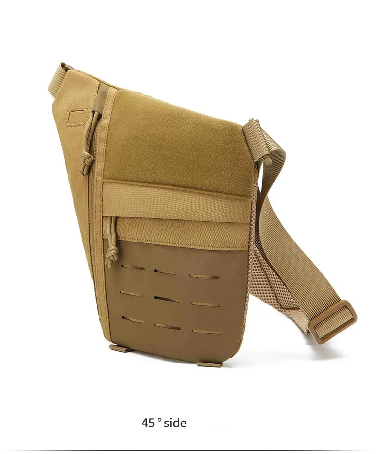 Men's Anti-theft Tactical Chest Bag Waterproof Crossbody Sling Bag Lightweight Shoulder Bag for Daily Commute Outdoor Activities