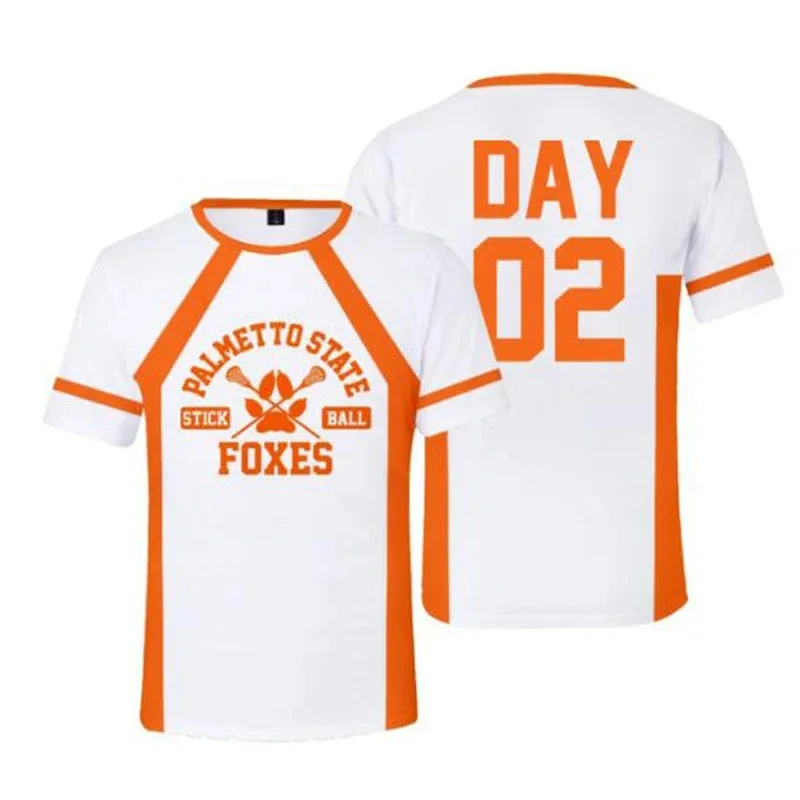 2024 New The Foxhole Court Palmetto State Foxes Lacrosse Jersey Cosplay Wilds Minyard 3d Tshirt Men/women Short Sleeve Kids Tees