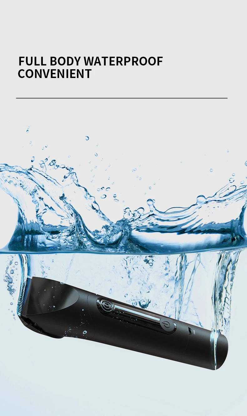 New Mijia Professional Clipper Hair Clipper 3 -Gear Adjustment IPX7 Waterproof Hair Trimmer Machine With Charging Base