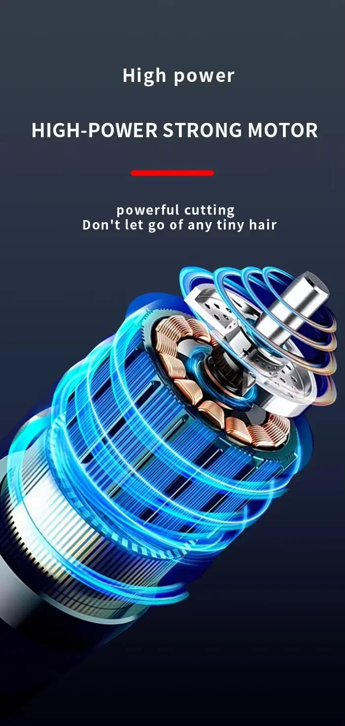 Kemei KM-2628 KM-678 KM-2024 Professional Electric Hair Clippers Beard Clipper Rechargeable Men's Shaver Hair Trimmer Kit Men