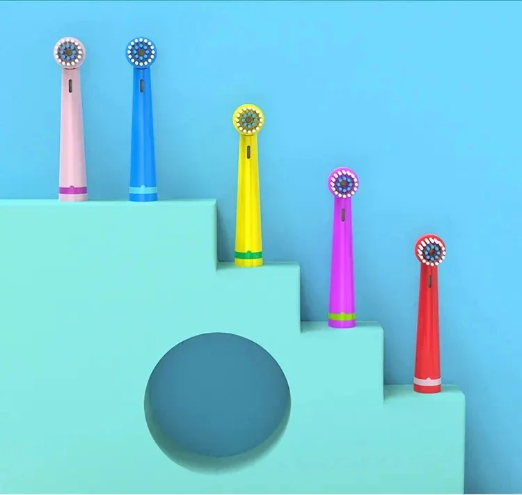 Children Sonic Electric Toothbrush Rotating Toothbrush Battery Type IPX5 Waterproof Cartoon Teeth Whitening Soft Bristle Kids