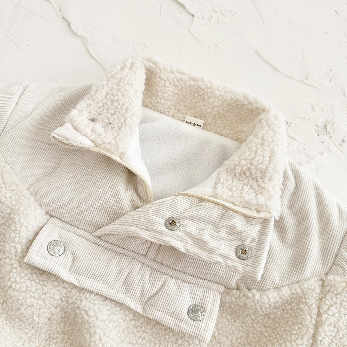 Winter Coat Girl Woolen Fleece Jacket Buttons Baby Stand CollarTops Baby Boys Warm outerwear Cotton Clothing Infant 0-3 You