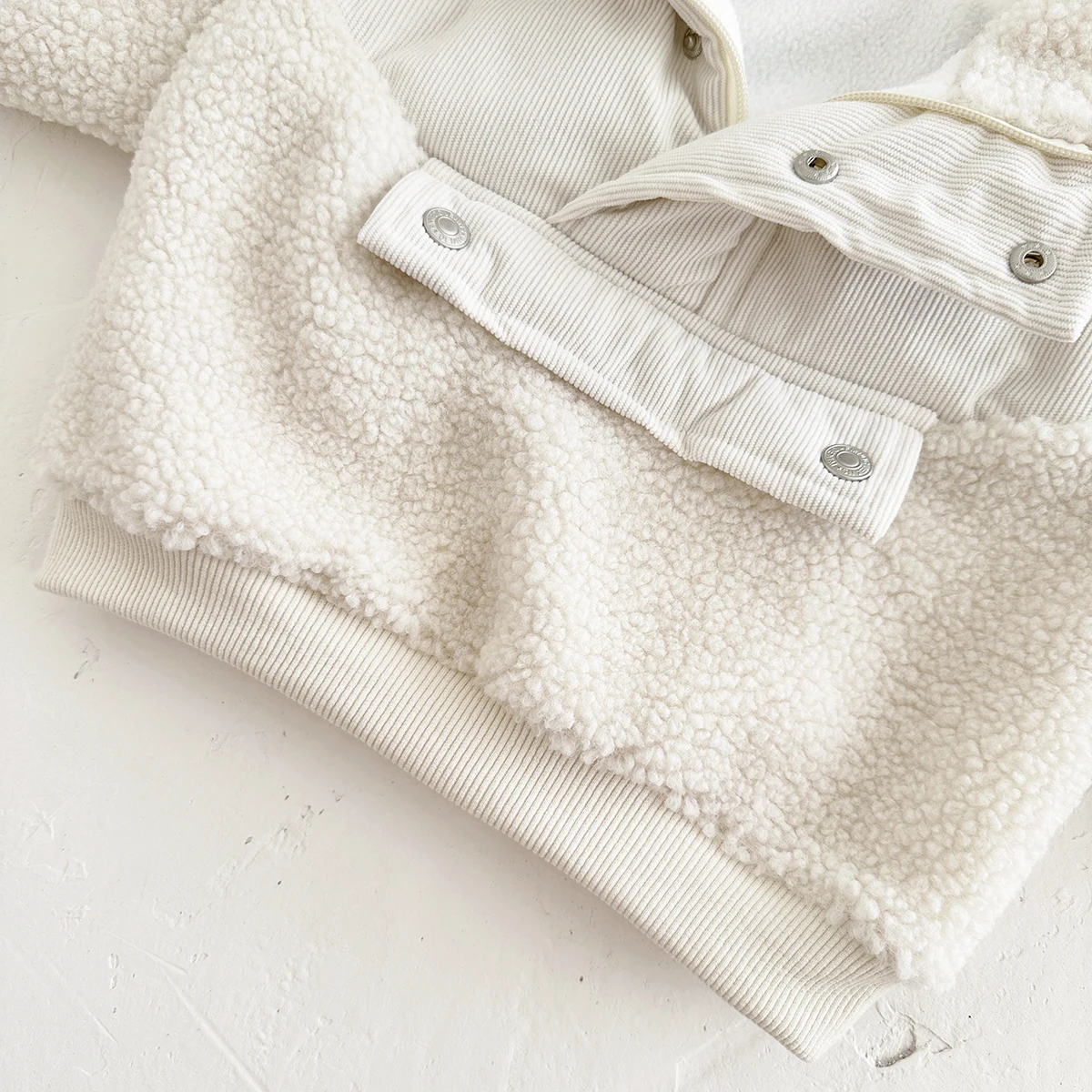 Winter Coat Girl Woolen Fleece Jacket Buttons Baby Stand CollarTops Baby Boys Warm outerwear Cotton Clothing Infant 0-3 You
