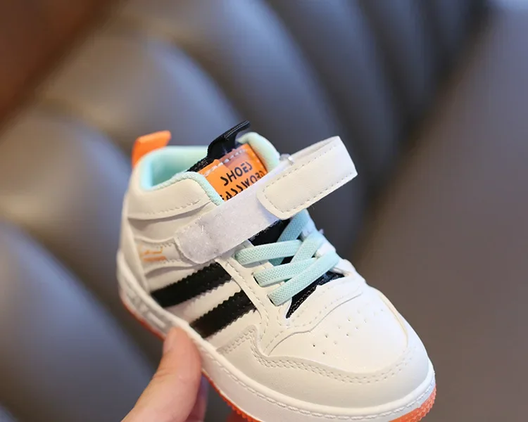 Size 21-32 Children Anti-slip Wear-resistant Casual Shoes Girls Boys Kids Soft Sole Toddler Shoes Baby Breathable Sport Sneakers
