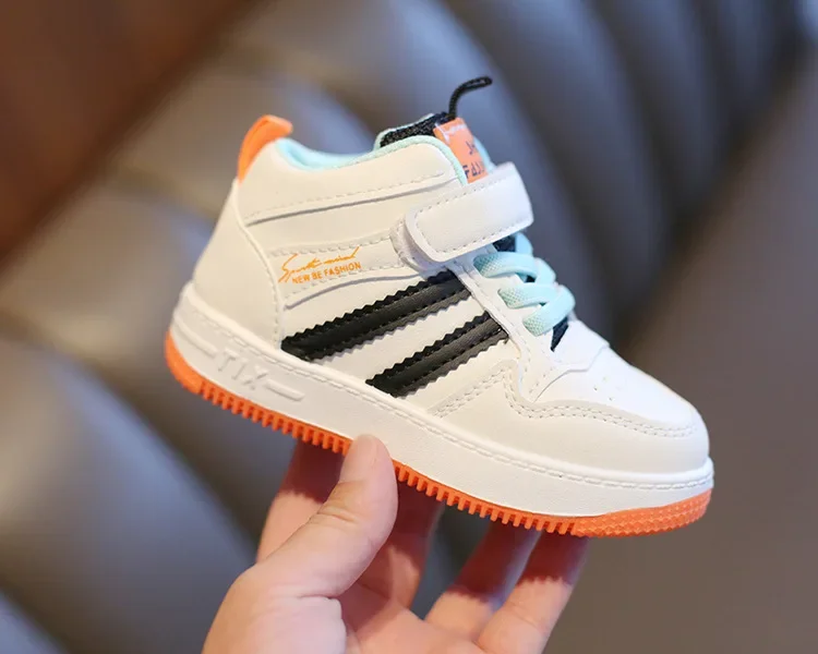 Size 21-32 Children Anti-slip Wear-resistant Casual Shoes Girls Boys Kids Soft Sole Toddler Shoes Baby Breathable Sport Sneakers