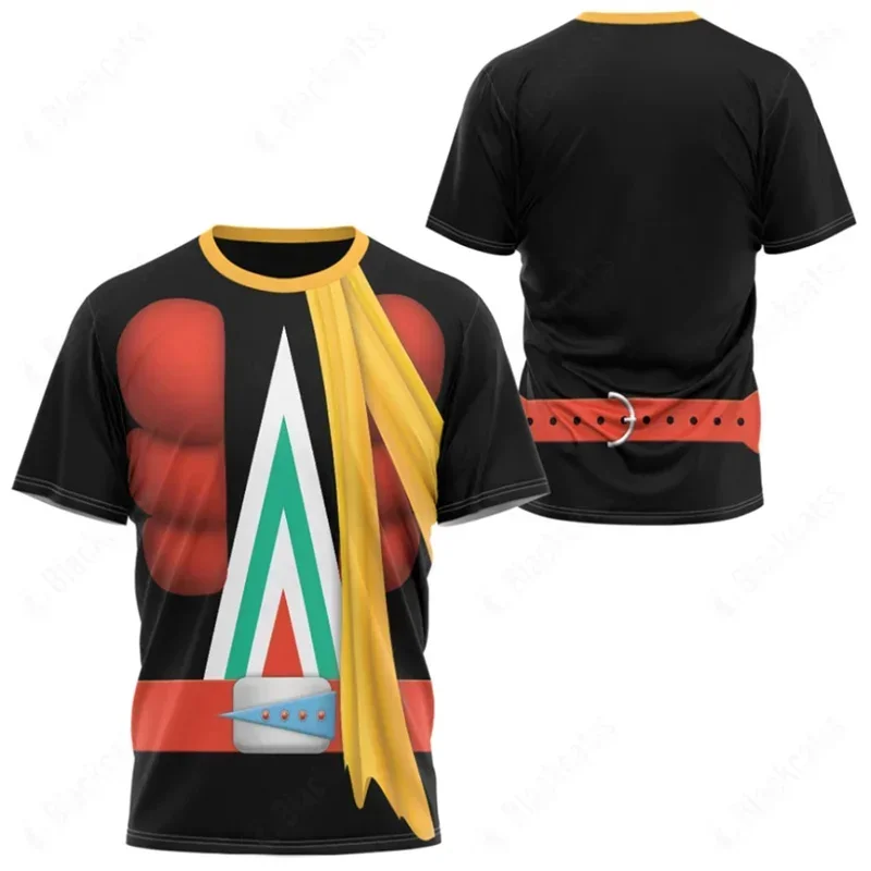 Japanese Anime Kamen Rider Whirlwind 3D Printed T-Shirts Men's And Women's Cosplay T Shirt Summer Street Fashion Sports Tops
