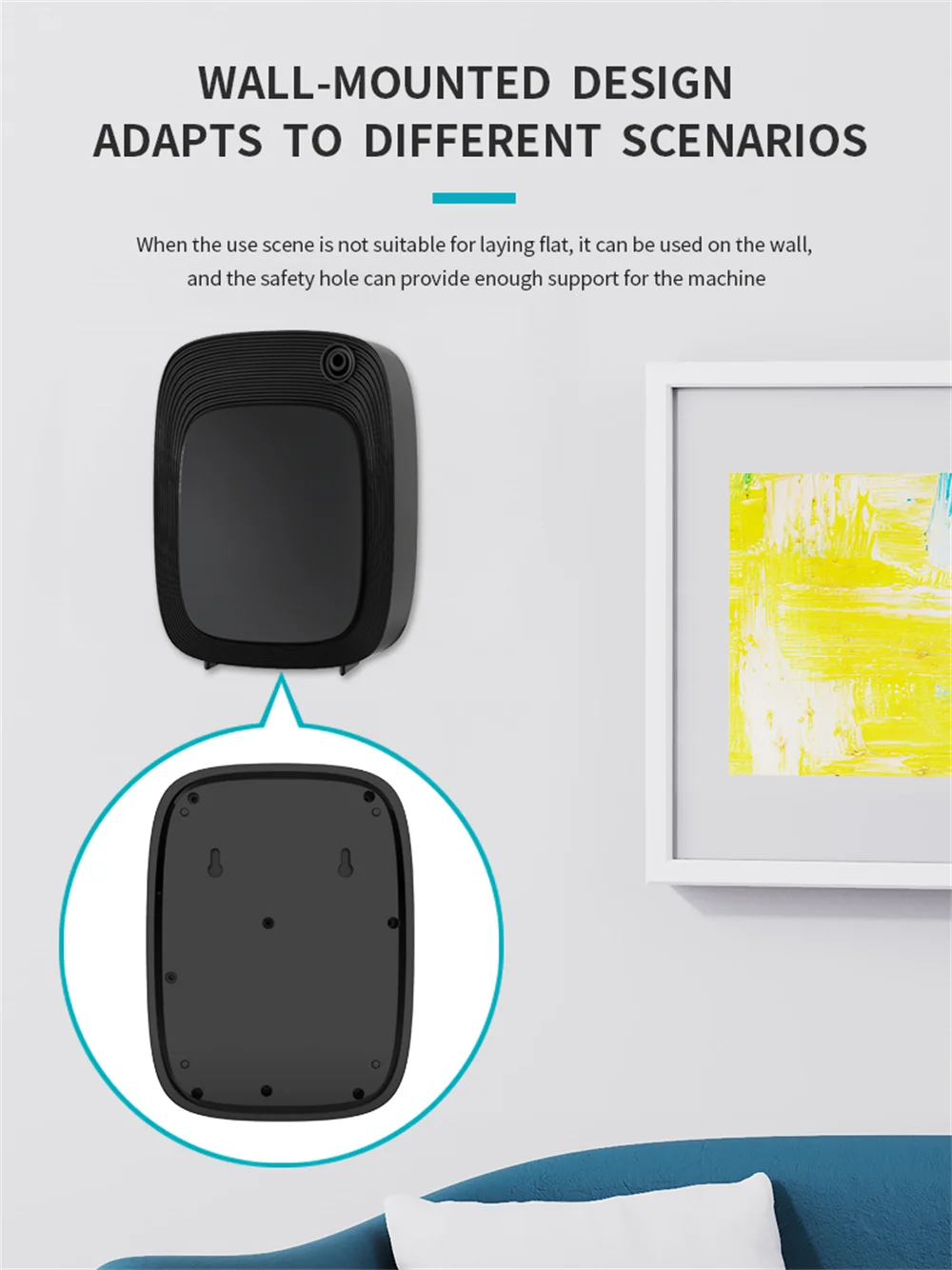 500m³ WiFi Smart Home Fragrance Diffuser Essential Oil Diffuser For Large Areas Auto Timing Room Aromatizer For Fresh Air