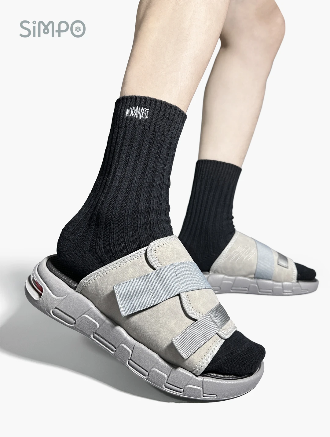 Summer Sandals For Men Maximum Size 49 Big Fat Slippers Comfortable Footwear Casual Shoes Velcro Adjustable Sapatos Masculino