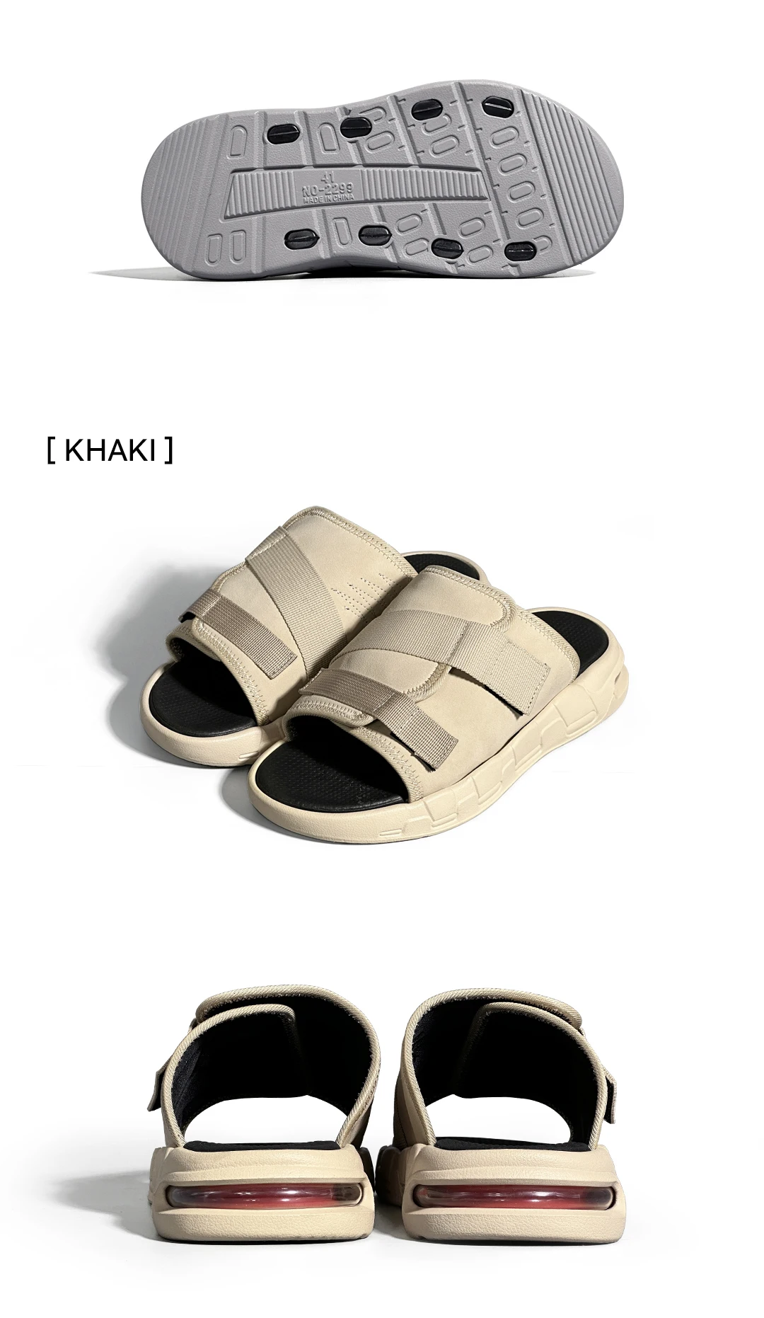 Summer Sandals For Men Maximum Size 49 Big Fat Slippers Comfortable Footwear Casual Shoes Velcro Adjustable Sapatos Masculino