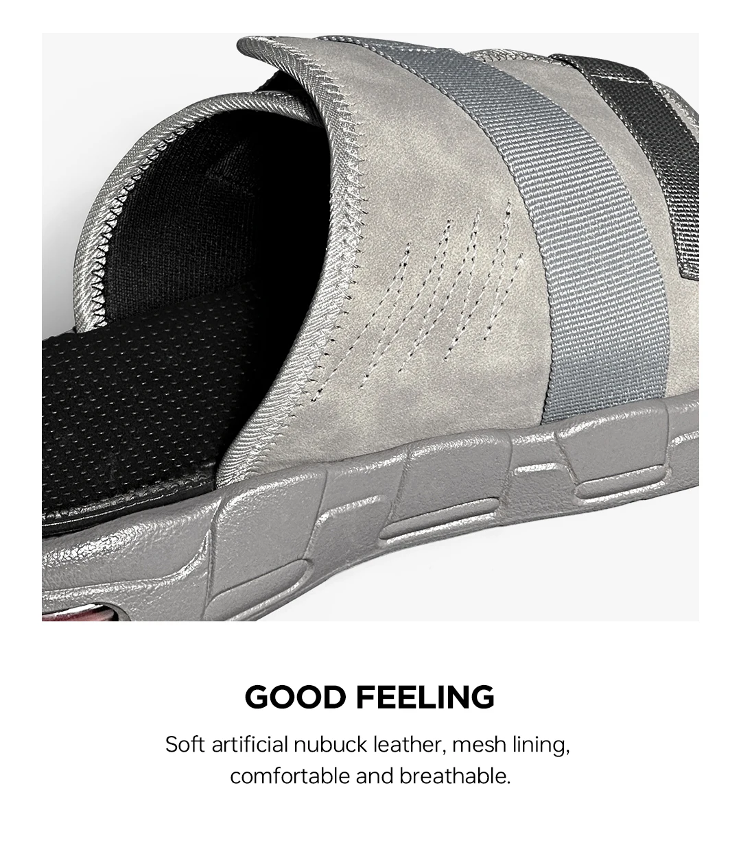 Summer Sandals For Men Maximum Size 49 Big Fat Slippers Comfortable Footwear Casual Shoes Velcro Adjustable Sapatos Masculino