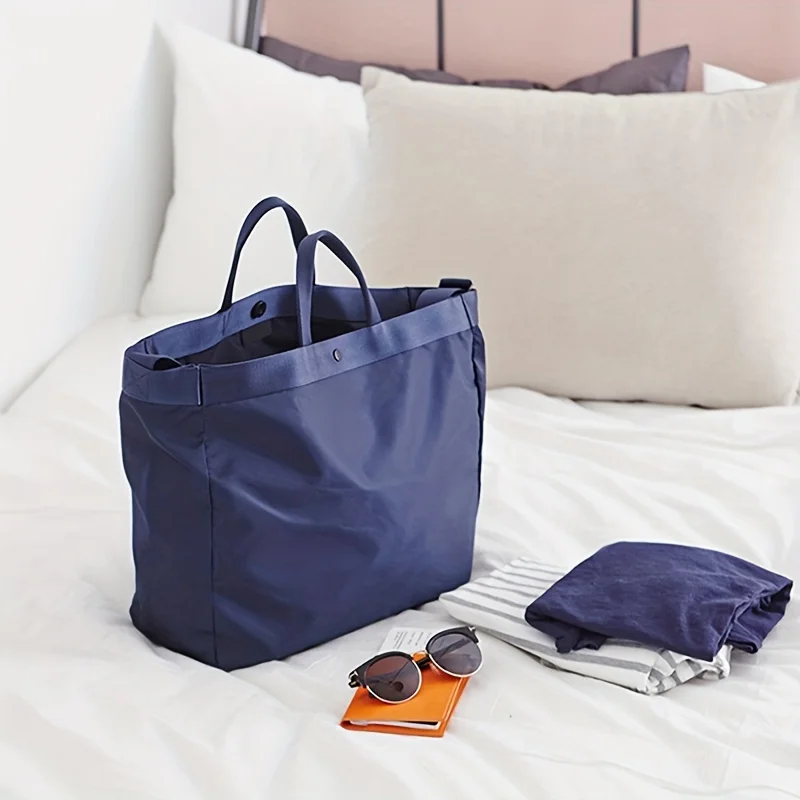 Women's Fashion Tote Bag, Waterproof Nylon, Versatile & Chic, Durable & Spacious with Double Handle