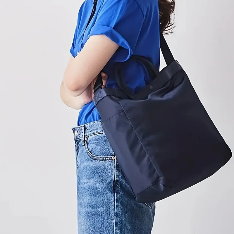Women's Fashion Tote Bag, Waterproof Nylon, Versatile & Chic, Durable & Spacious with Double Handle