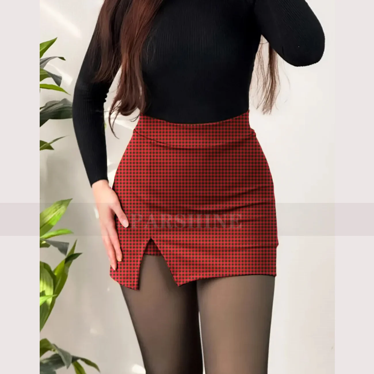 Women Skirts A-Line Korean Style High Waist Split Mini Skirt Woman Simple Casual Office Shorts Skirts Female Slimming Clothing
