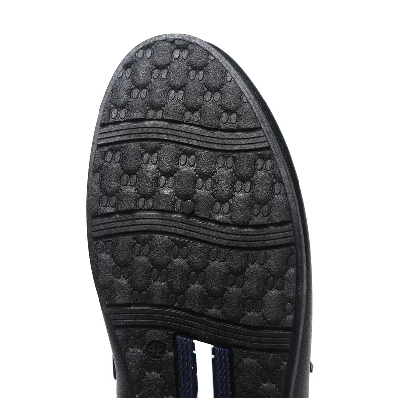 Leather Men Half Slippers Summer Breathable Mens Casual Shoes Slip-on Lazy Driving Shoes Comfortable Walking Loafers Moccasins