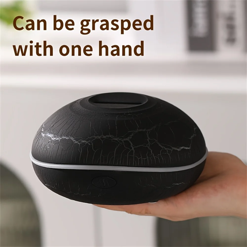Aroma Humidifier Flame Can Add Essential Oil Small Aromatherapy Machine Air Humidifier Equipped with Colorful Lighting Function
