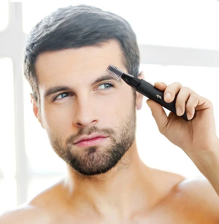 NEW! Mijia 3 in 1 Electric Nose Ear Hair Trimmer for Men Painless Rechargeable Sideburns Eyebrows Beard Hair Clipper Shaver