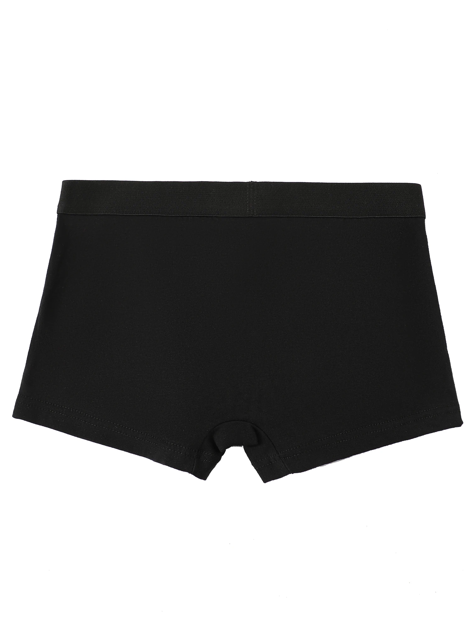 5 pieces mixed boys underwear 8-14 years old soft breathable solid color comfortable football player boy boxer briefs 95% cotton
