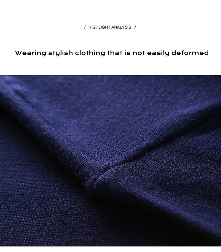 High end luxury designer brand embroidery sweater men's round neck knitted pullover autumn and winter fashion men's clothing