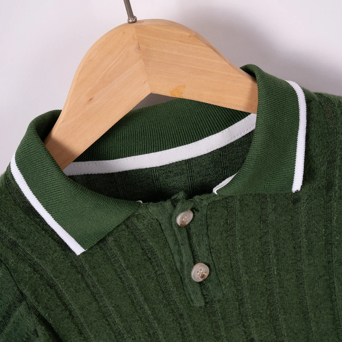 Boys' summer short-sleeved shorts set with British style collar and ribbed set for daily wear or going out