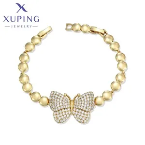 Xuping Jewelry New Arrival Fashion Special Pendant Necklace of Gold Color Women Party Gift X001041822