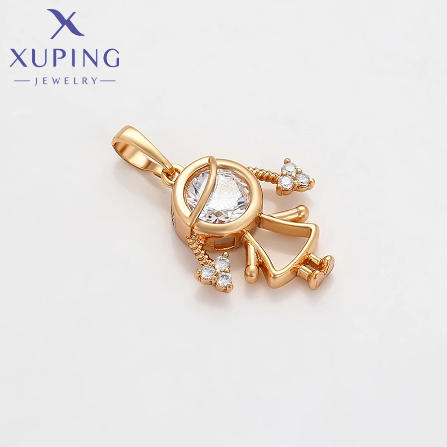 Xuping Jewelry New Arrival Fashion Special Pendant Necklace of Gold Color Women Party Gift X001041822