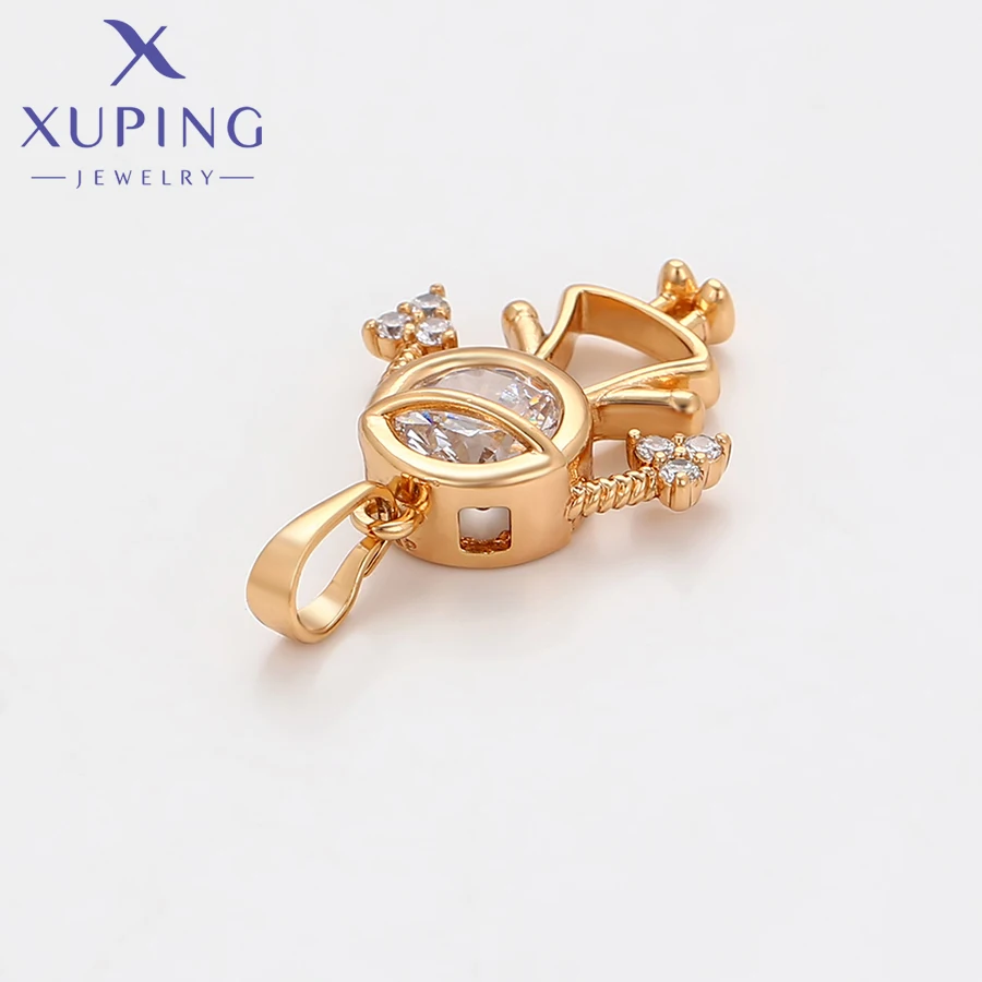 Xuping Jewelry New Arrival Fashion Special Pendant Necklace of Gold Color Women Party Gift X001041822