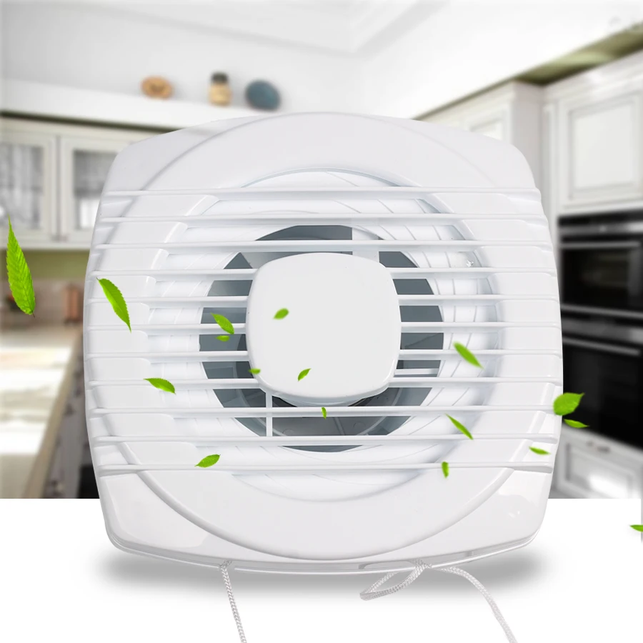 4/5/6 inch 220V Silent Ventilation Air Vents Ventilator Extractor Exhausted Extractor Fan Ventilator Bathroom Kitchen Washroom