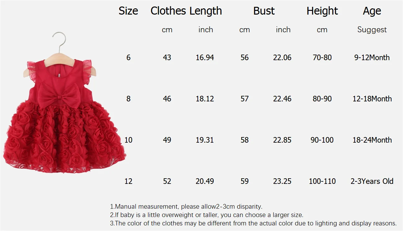 Elegant Baby Dress Rose Flower Mesh Princess Dress Big Bow Baby Tutu Dress Gown for Kids