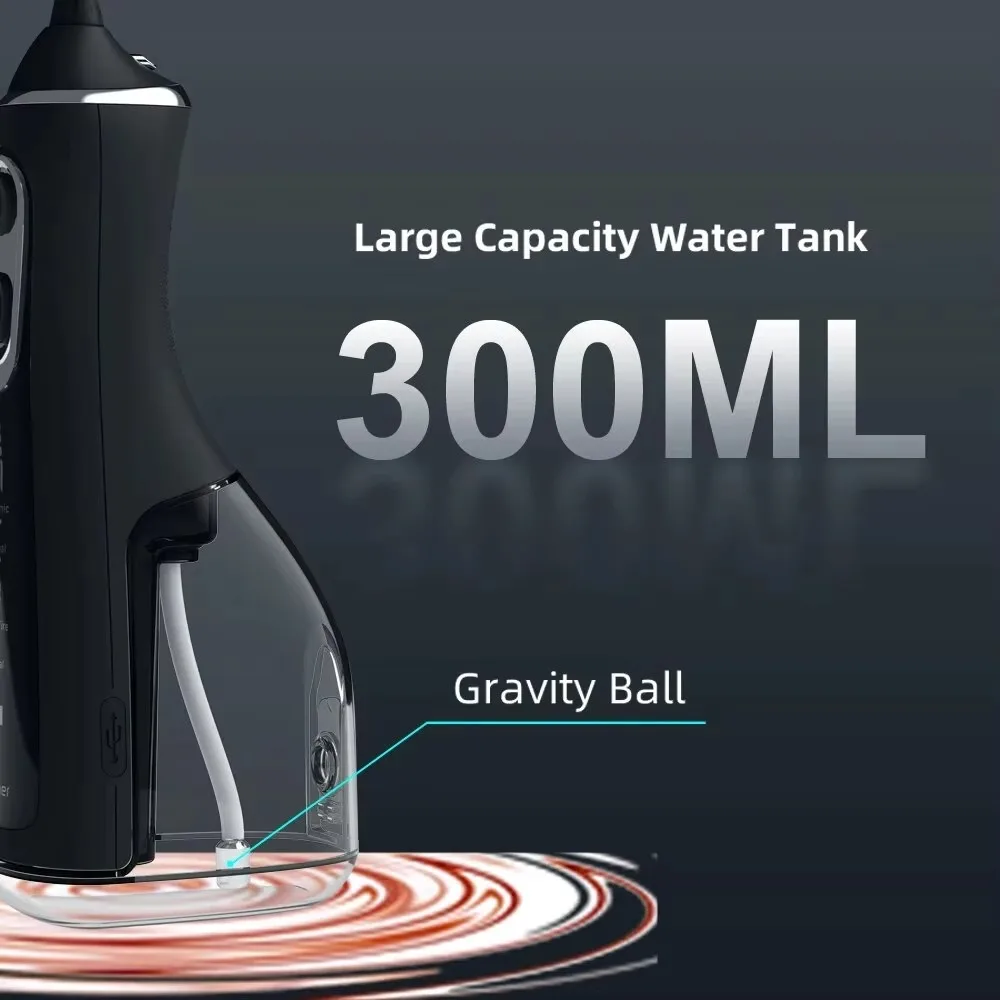 L15 Portable Oral Irrigator DIY Tank Cleaning Modes USB Rechargeable Waterproof Dental Water Flosser 4 Water Jets