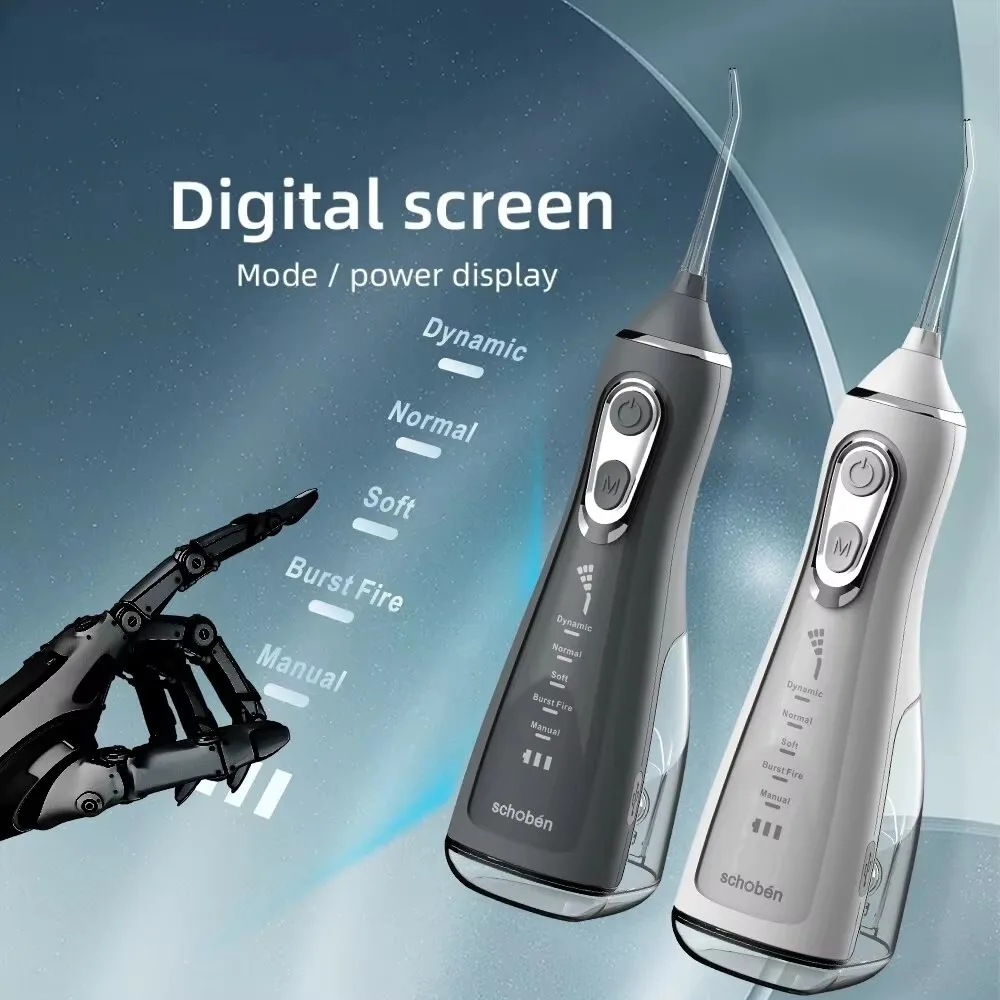 L15 Portable Oral Irrigator DIY Tank Cleaning Modes USB Rechargeable Waterproof Dental Water Flosser 4 Water Jets